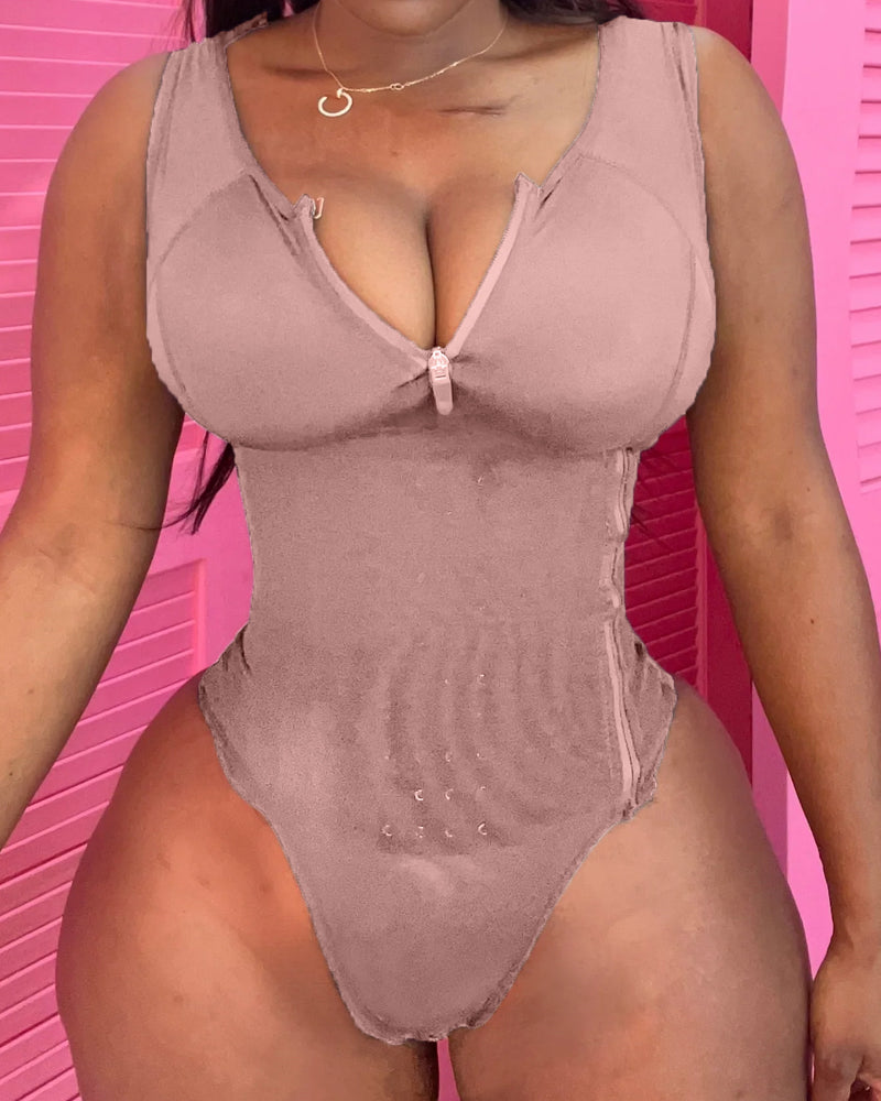 Shapshe® Waist Cinching Tummy Control Jumpsuit Waist Trainer Shapewear