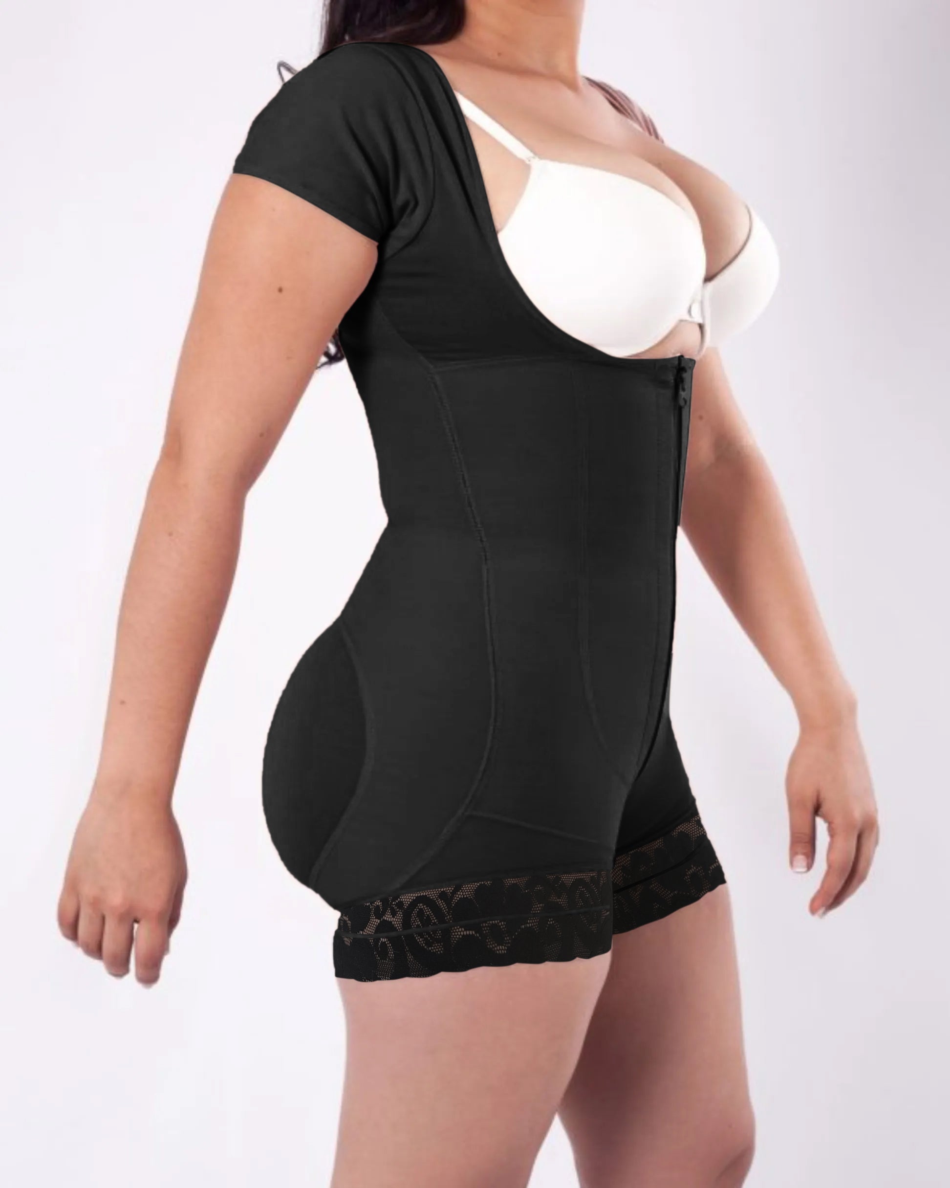 Shapshe® Short Sleeve Tummy Control Fajas Sculpting Shapewear