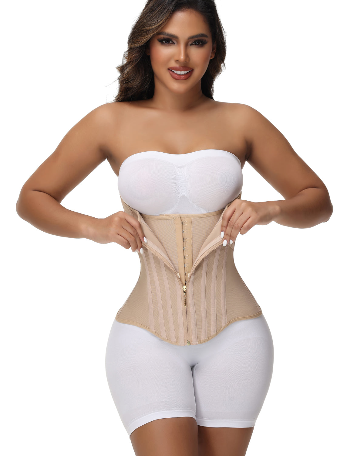 Shapshe® Curved Boned Waist Trainer For Women High Compression Tummy Control Tiny Waist Corset