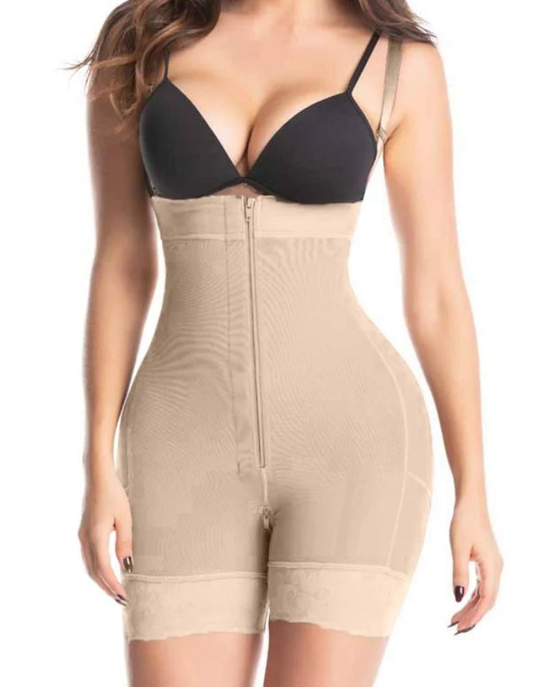 Shapshe® Slimming Fajas Colombian Adjustable Shapewear Lace Trim