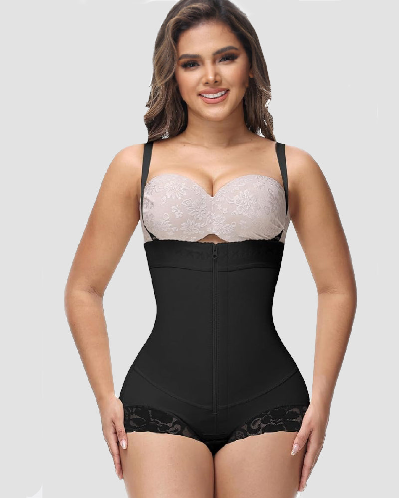 Shapshe® Fajas Colombianas Tummy Control Zipper Open Bust Compression Garment Shapewear