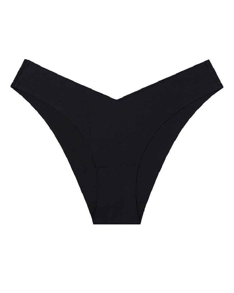 Bragas sexy de seda de hielo de talle bajo, bragas multicolores sin costuras, lencería