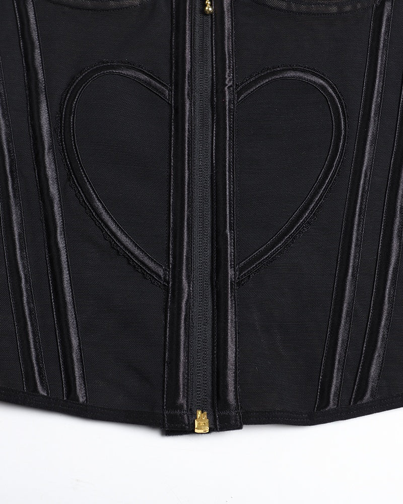 Shapshe® Fajas Colombianas Love Pattern Corset Top Tummy Tuck Waist Trainer