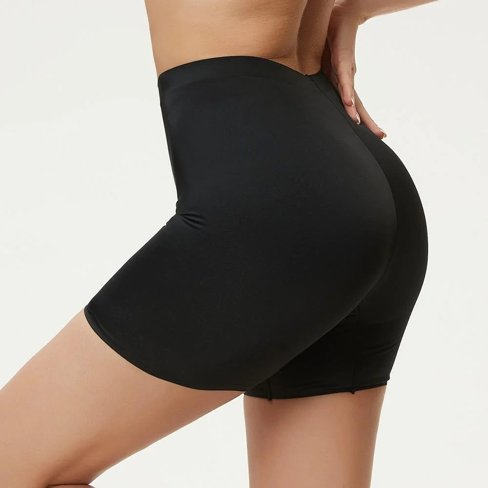 Boyshorts de cintura alta sin costuras y sin rastro Levantamiento de glúteos de una pieza