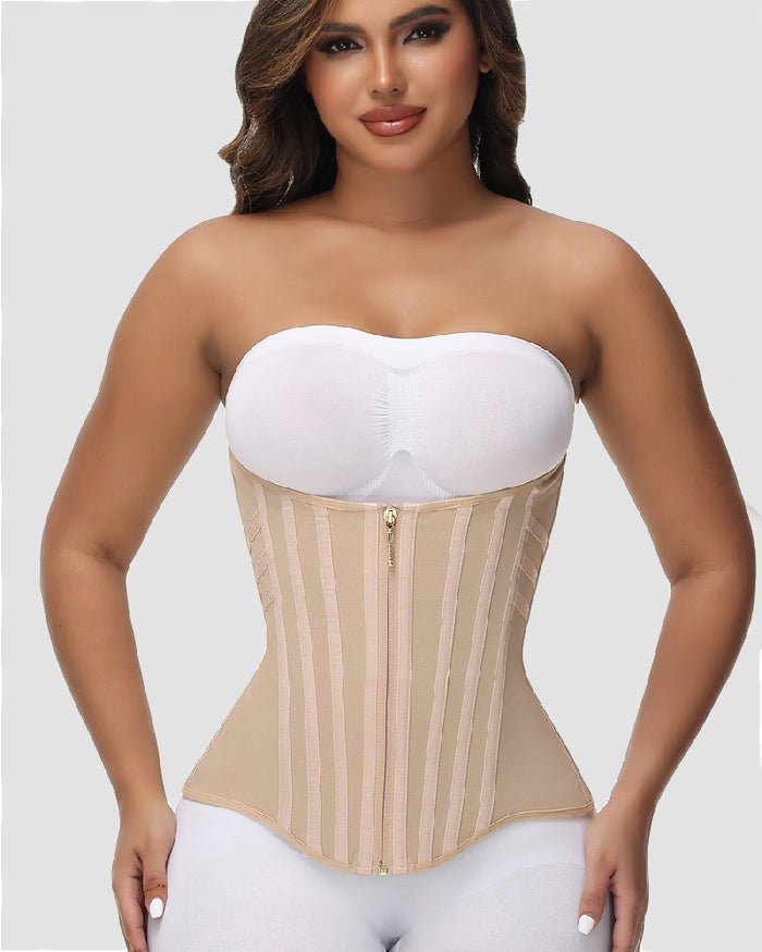 Shapshe® Curved Boned Waist Trainer For Women High Compression Tummy Control Tiny Waist Corset