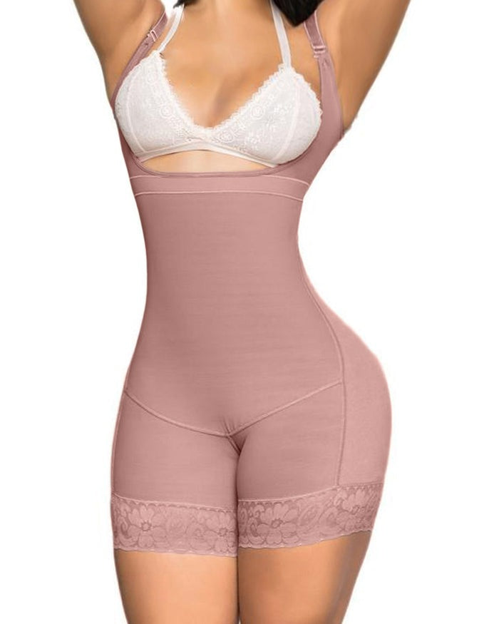 Shapshe® Tummy Control Open Bust Butt Lifter Bodysuits Shapewear