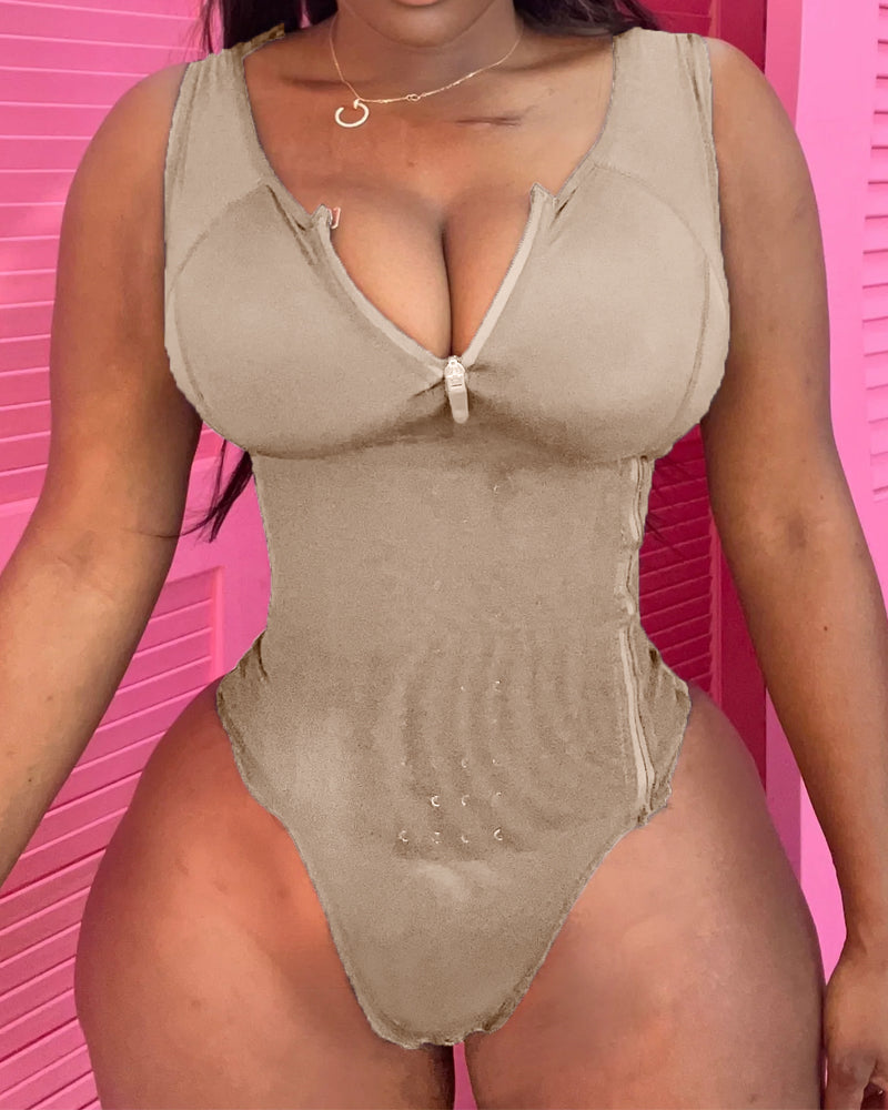 Shapshe® Waist Cinching Tummy Control Jumpsuit Waist Trainer Shapewear