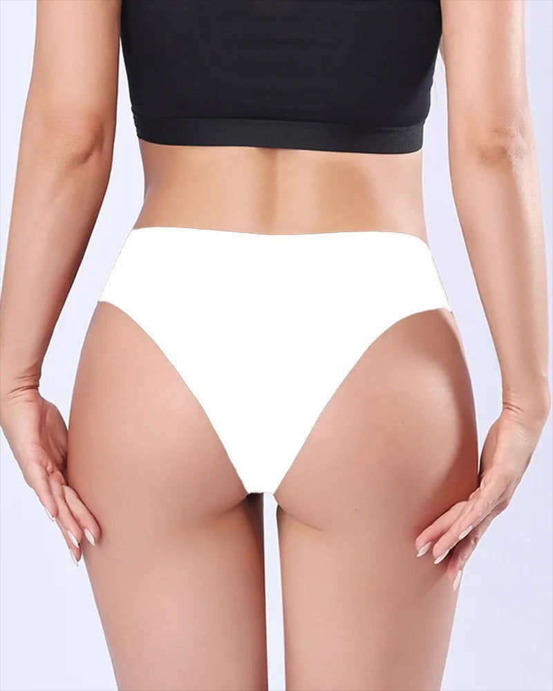 Bragas sexy de seda de hielo de talle bajo, bragas multicolores sin costuras, lencería