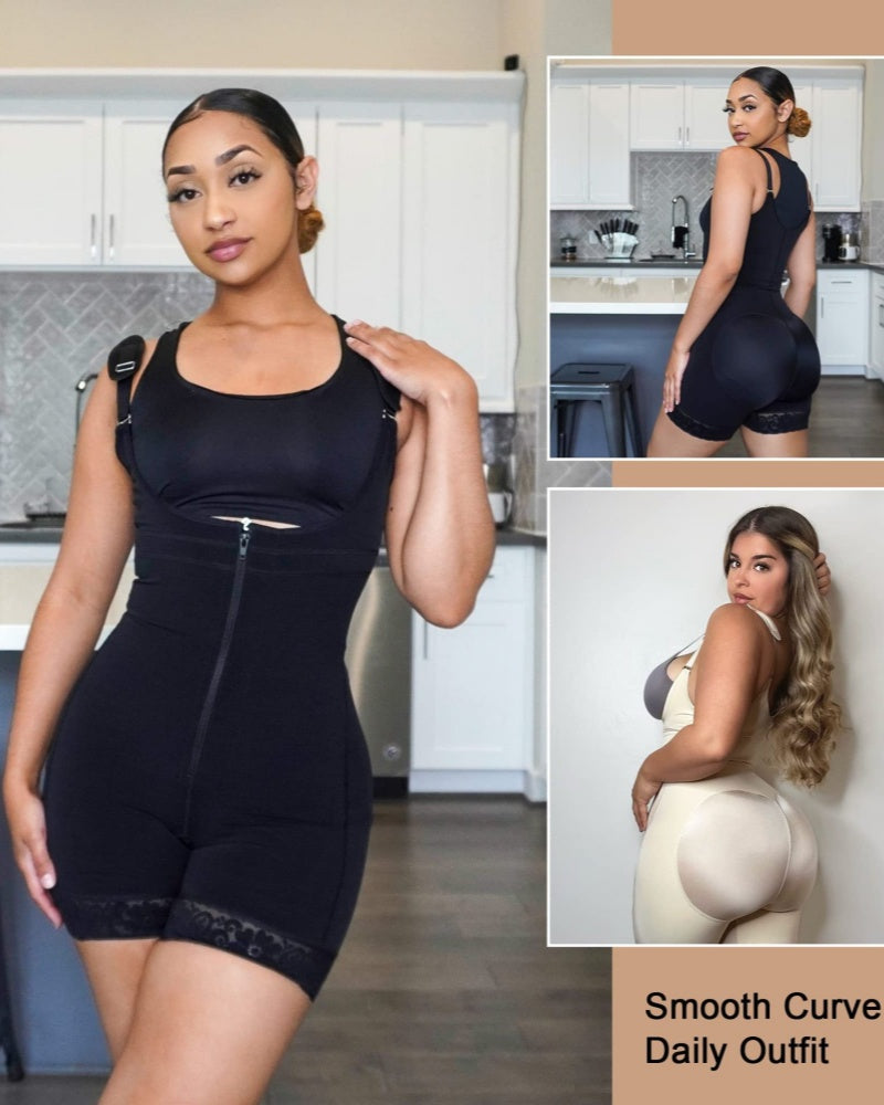 Shapshe® Slim Fajas Adjustable Straps Tummy Control Butt Lifter Shapewear