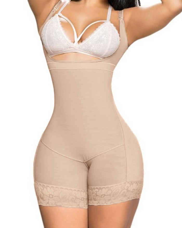 Shapshe® Tummy Control Open Bust Butt Lifter Bodysuits Shapewear