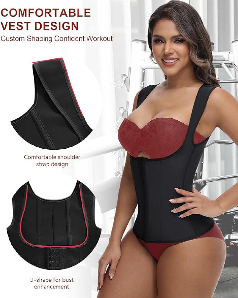 Shapshe® Seamless Tummy Control Waist Trainer Vest Workout Stomach Compression Corset