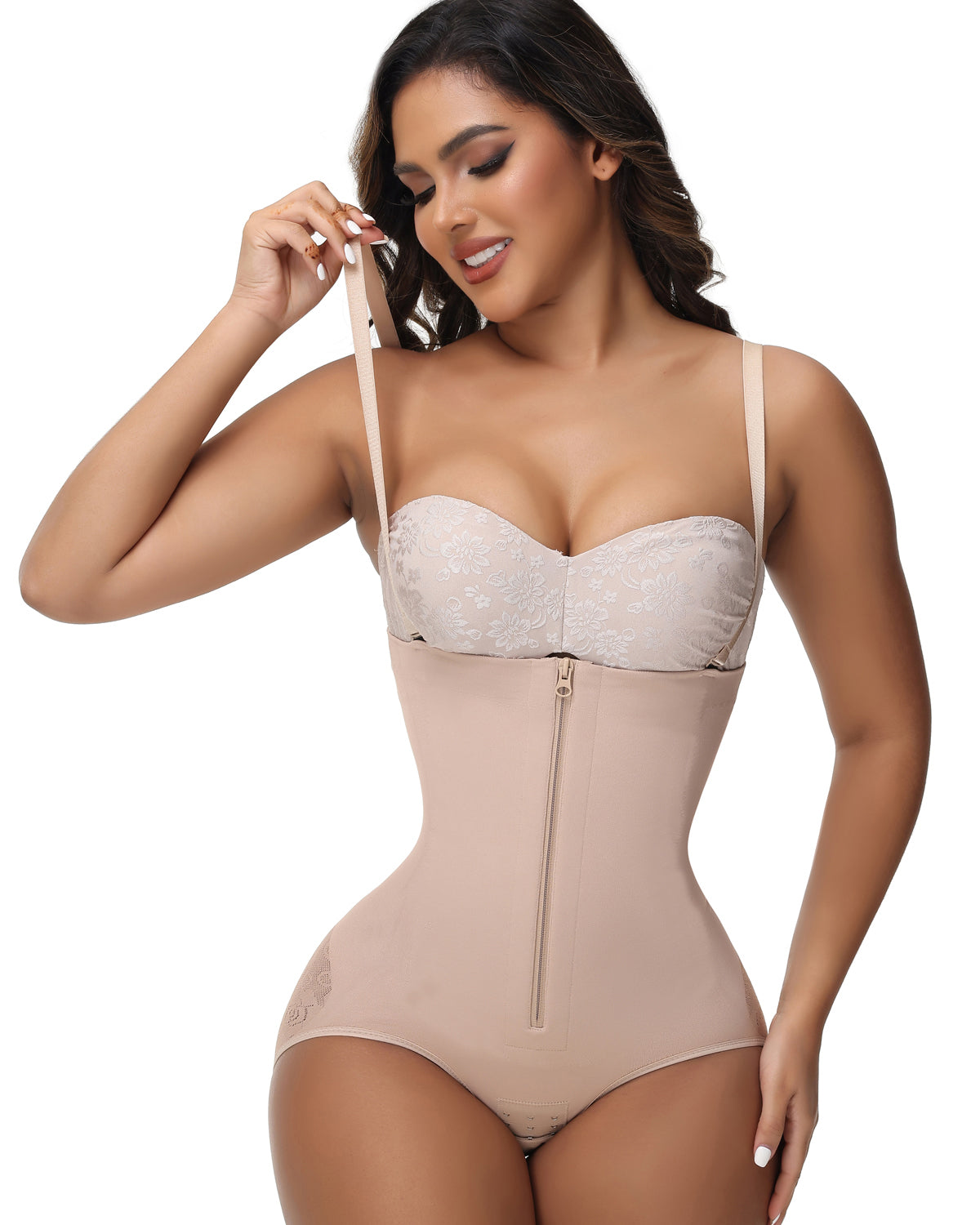 Shapshe® High Compression Butt Lift Zipper Shapewear Shorts Tummy Control Fajas Shorts