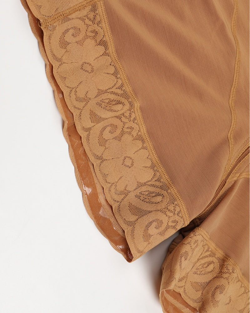 Shorts ajustados con levantador de glúteos y control de barriga de cintura alta