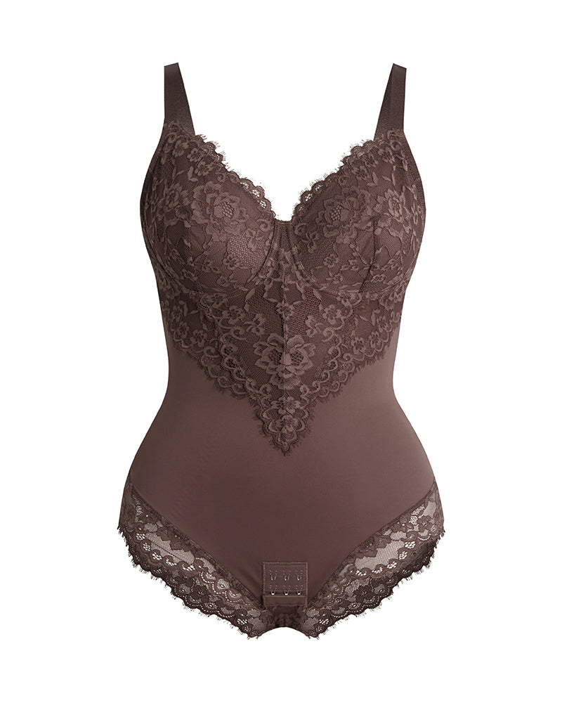 Shapshe® Sexy Lace Floral Hip Lift Shapewear Bodysuit