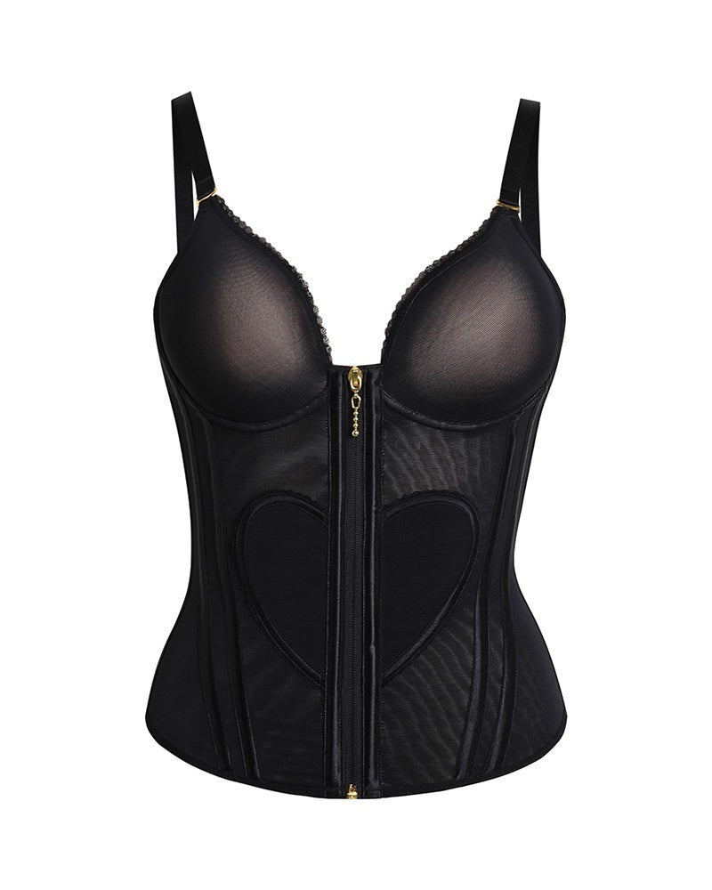 Shapshe® Fajas Colombianas Love Pattern Corset Top Tummy Tuck Waist Trainer