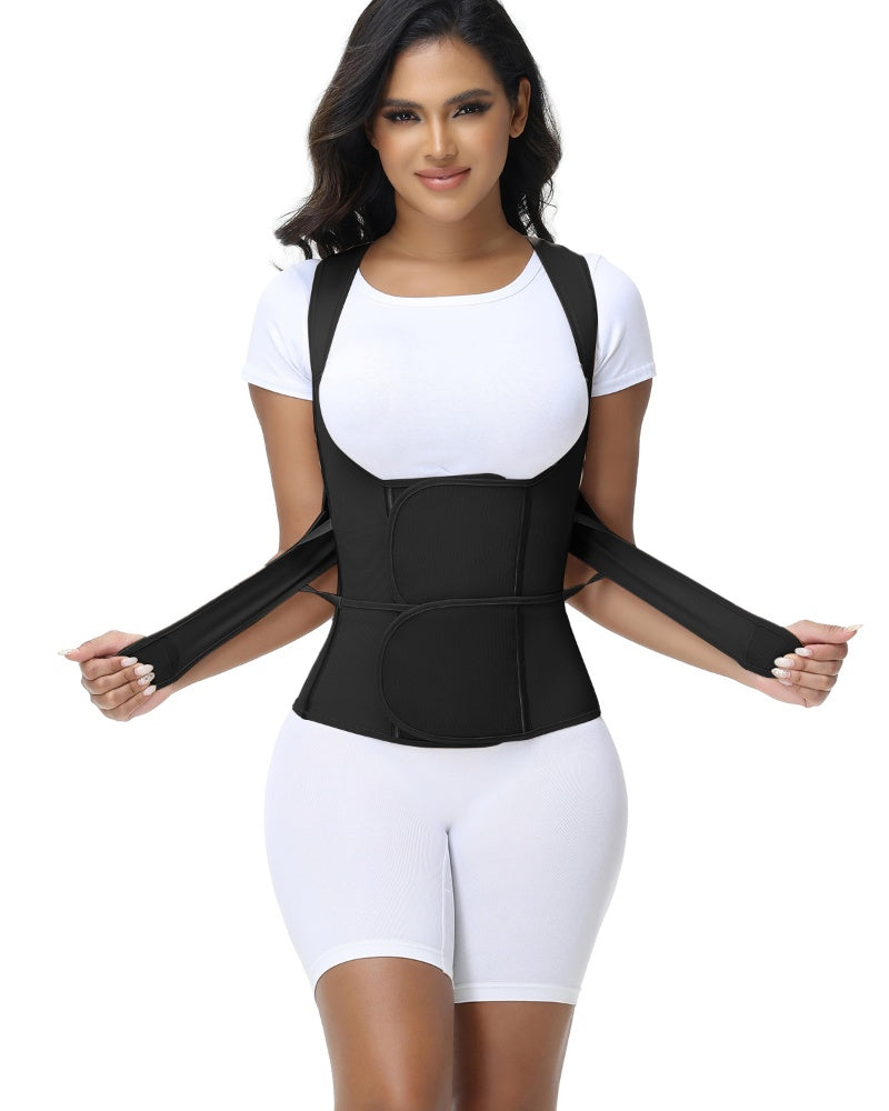 Shapshe® Fajas Colombianas Waist Trainer Posture Corrector Corset With Back Support