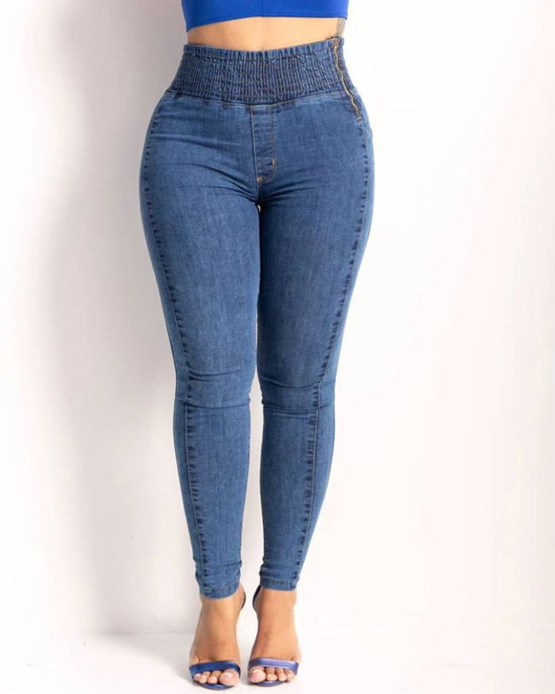 Shapshe® High-Waisted Tummy Control Butt Liftter Skinny Jeans