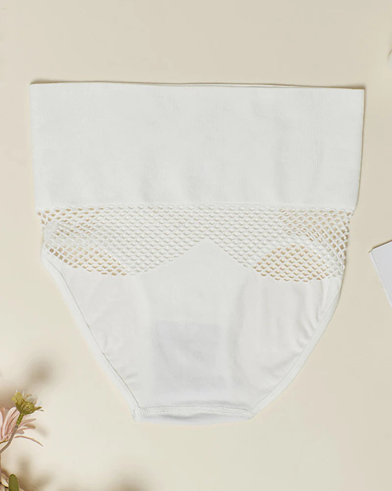 Bragas moldeadoras sin costuras para mujer, bragas caladas sexys de cintura alta