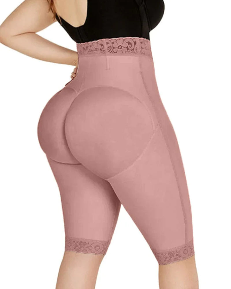 Shapshe® Double Compression High-Waisted Butt Lifting Shorts Knee Short