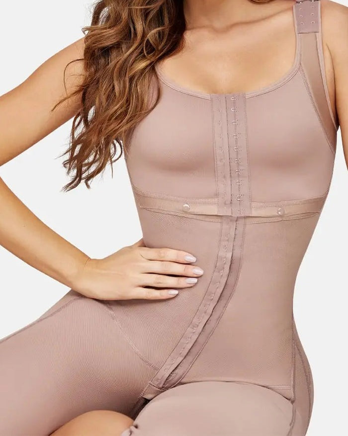 Shapshe® Double Compression Tummy Control Shapewear Faja With Bra