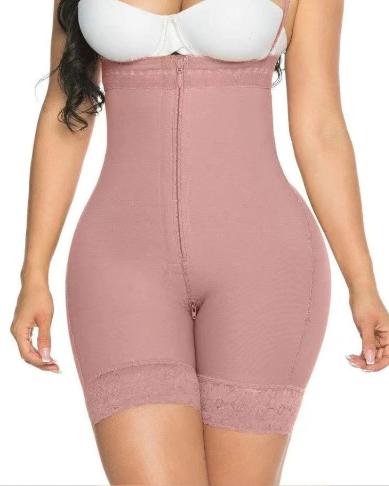 Shapshe® Fajas Colombianas Compression Shapewear Open Bust Tummy Control with Zipper