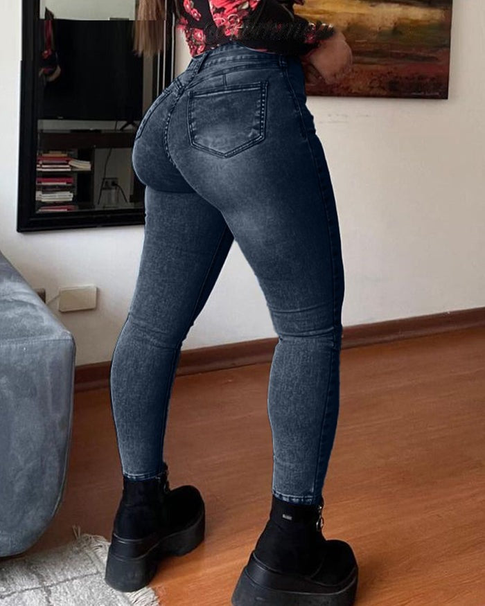 Shapshe® Denim High Waist Tummy Control Butt Lift Skinny Jeans
