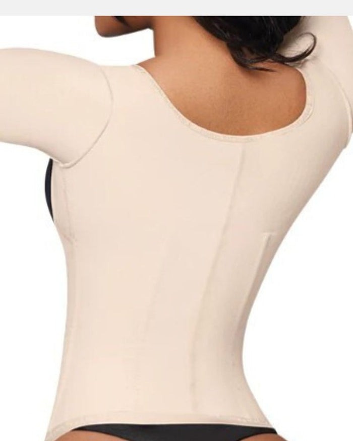 Shapshe® Women Compression Waist Trainer Tank tops Under Bust with Short Sleeves