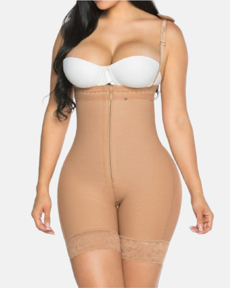 Shapshe® Firm Control Open Bust Full Body Shaper Bodysuit Shapewear