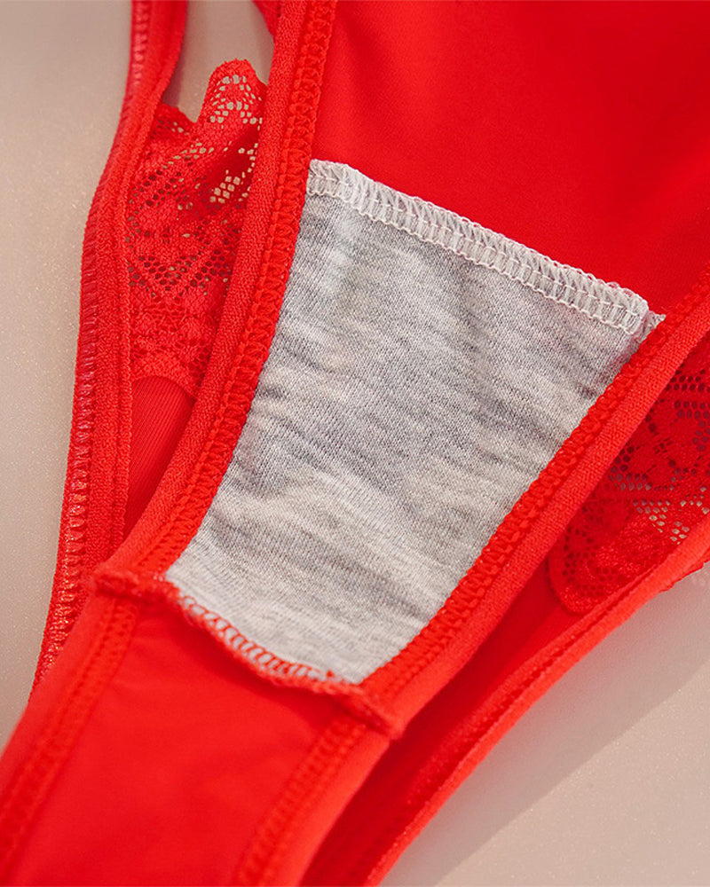 Bragas cruzadas sexys de talla grande y cintura media para mujer