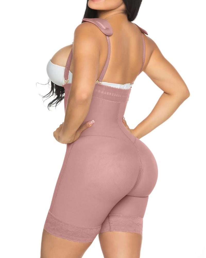 Shapshe® Firm Control Open Bust Full Body Shaper Bodysuit Shapewear