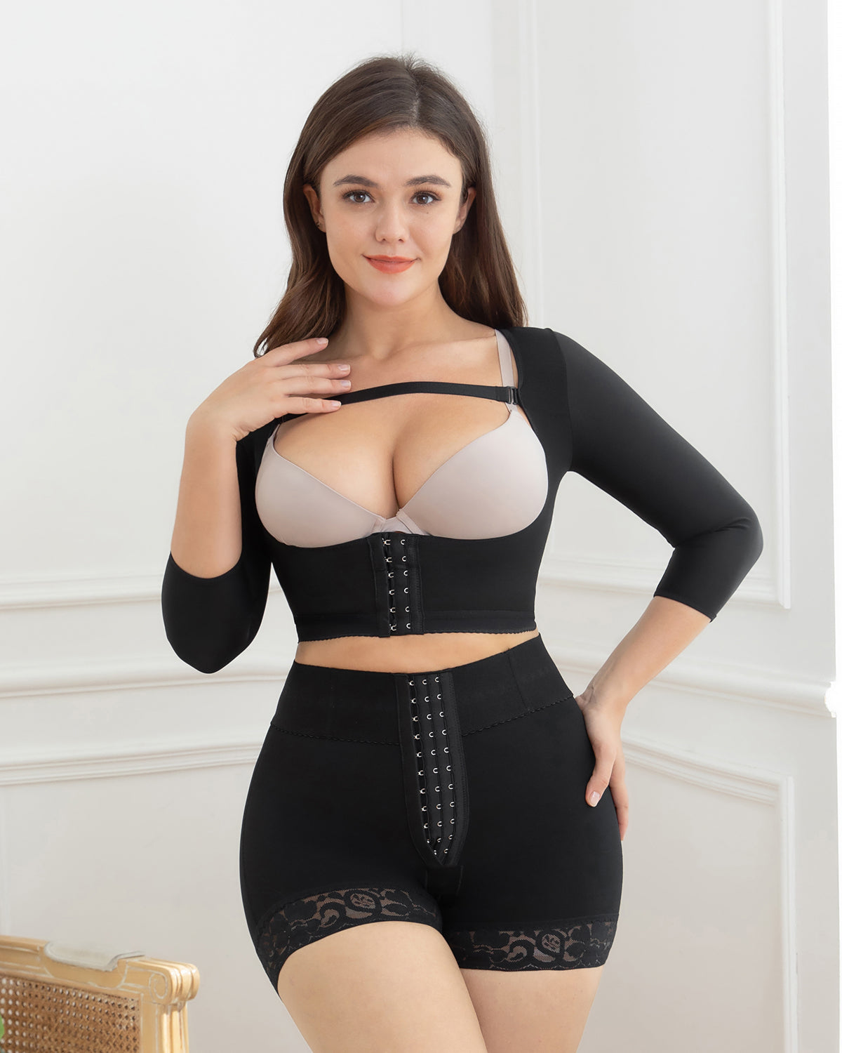 Women Black Tummy Control Butt Lifter Short Slimming Panties