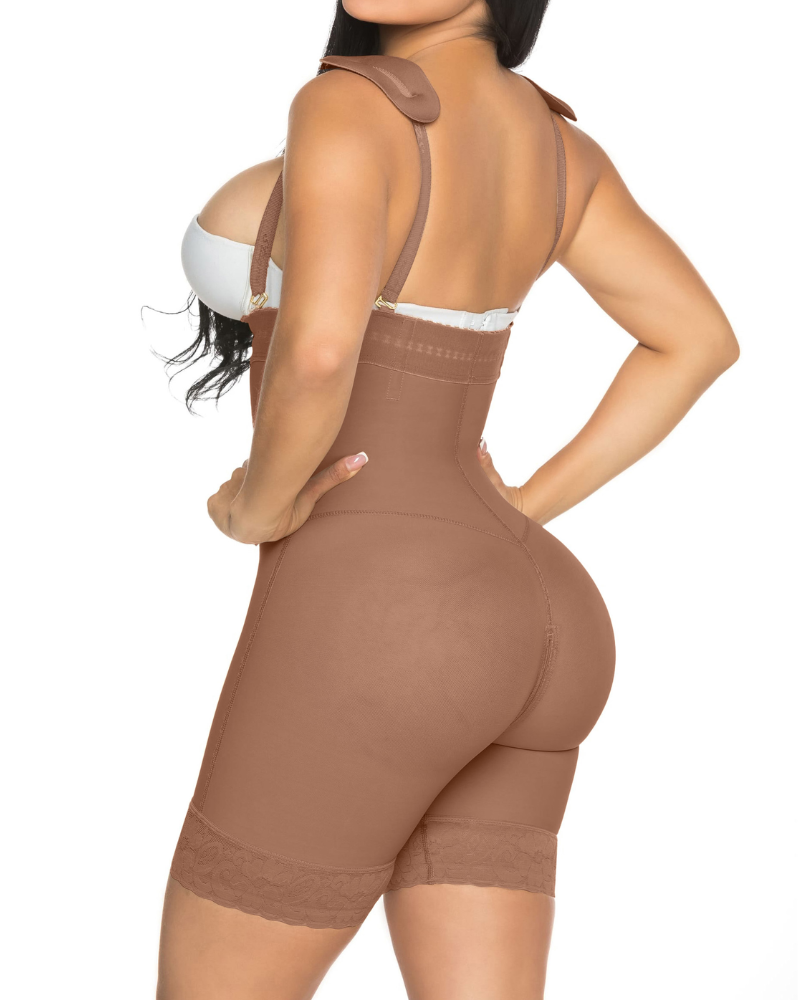 Shapshe® Firm Control Open Bust Full Body Shaper Bodysuit Shapewear