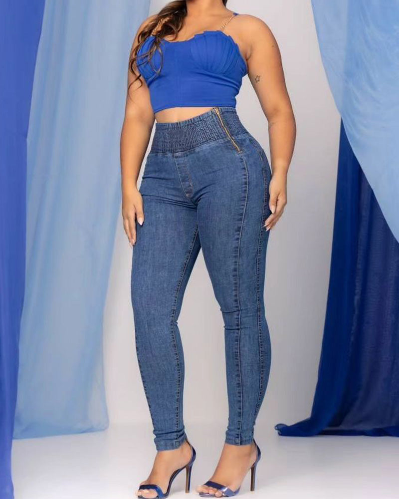 Shapshe® High-Waisted Tummy Control Butt Liftter Skinny Jeans