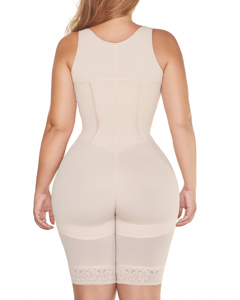 Shapshe® High Compression Hook and Eye Full Body Shaper Shapewear