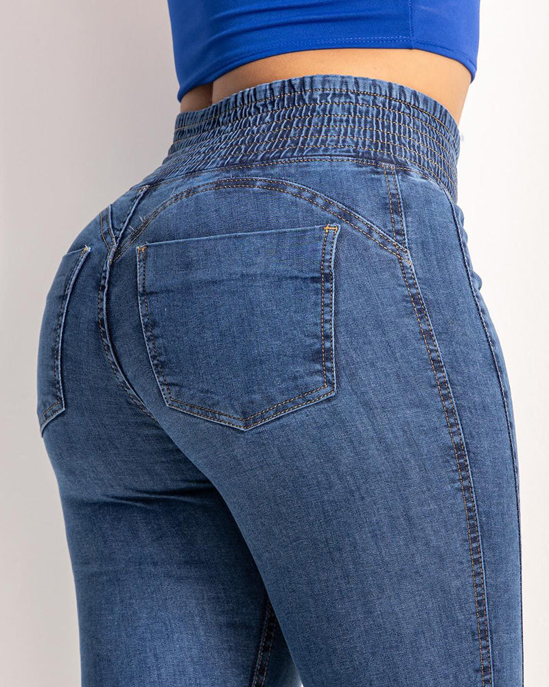 Shapshe® High-Waisted Tummy Control Butt Liftter Skinny Jeans