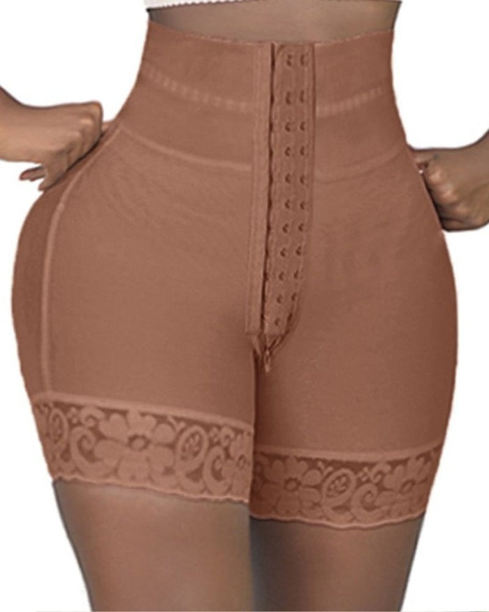 Shapshe® Double Compression High Waisted BBL Shorts With Mid-section Tummy Control Panties