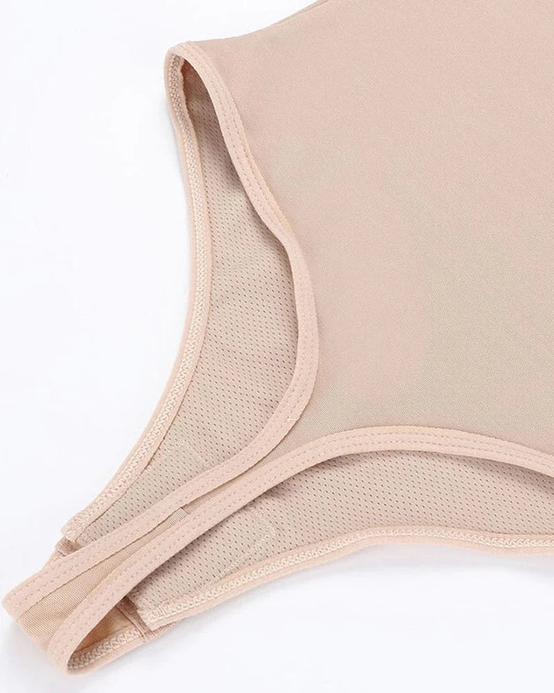 Body sin costuras con control de abdomen, tanga levantadora de glúteos, moldeador de cuerpo sin espalda