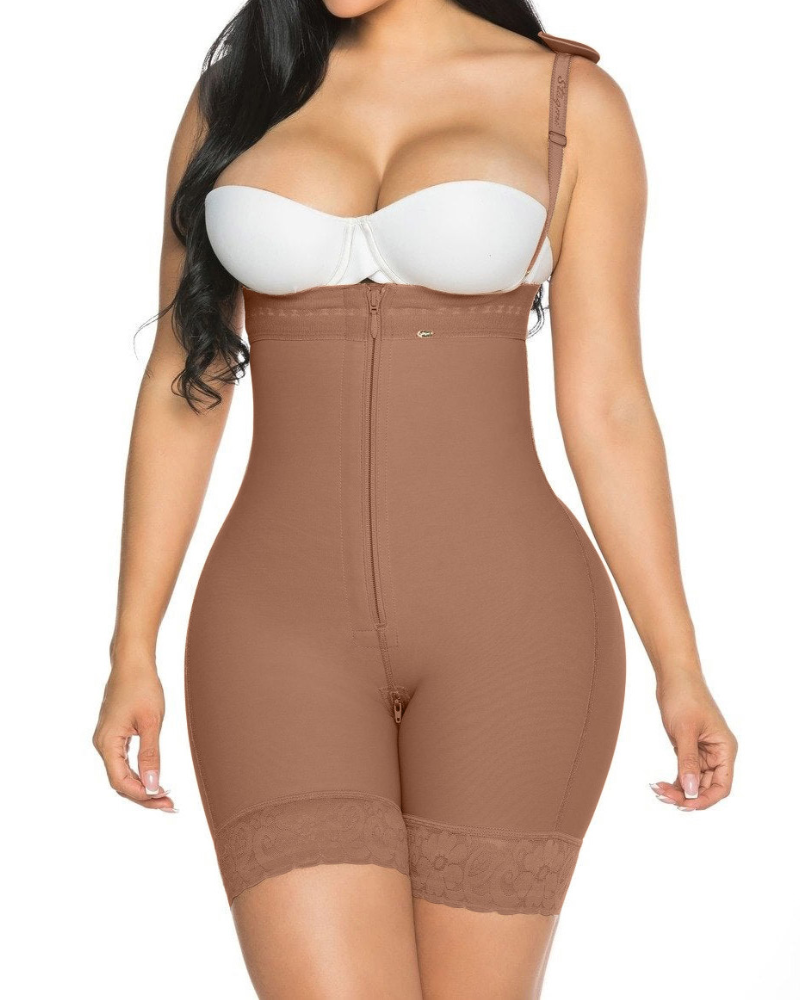 Shapshe® Firm Control Open Bust Full Body Shaper Bodysuit Shapewear