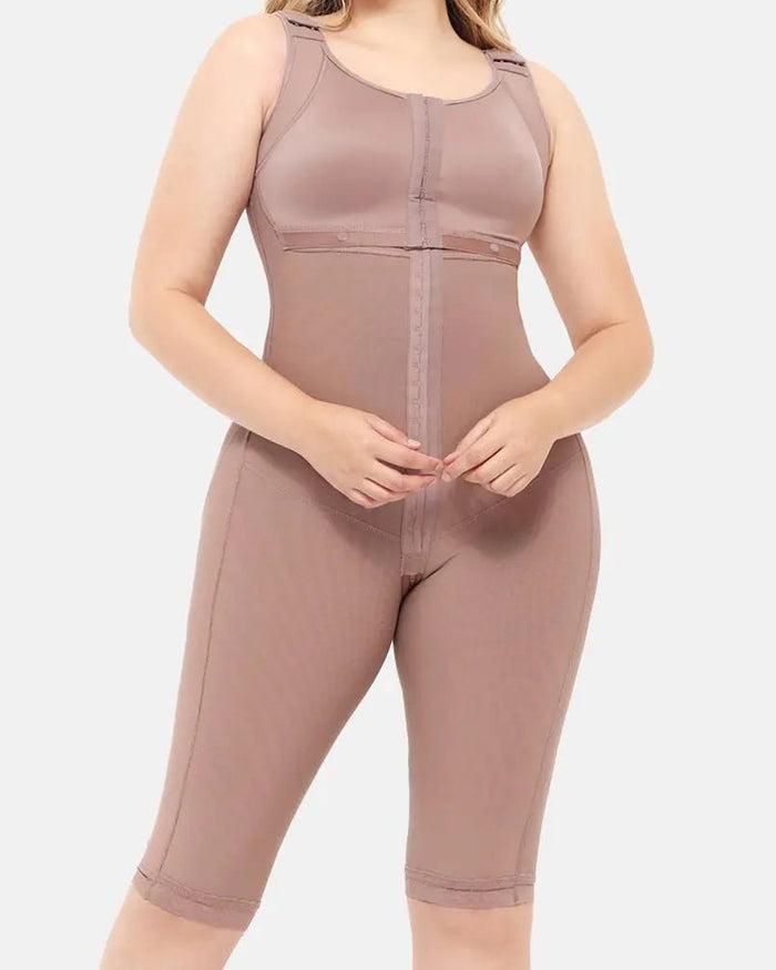 Shapshe® Double Compression Tummy Control Shapewear Faja With Bra