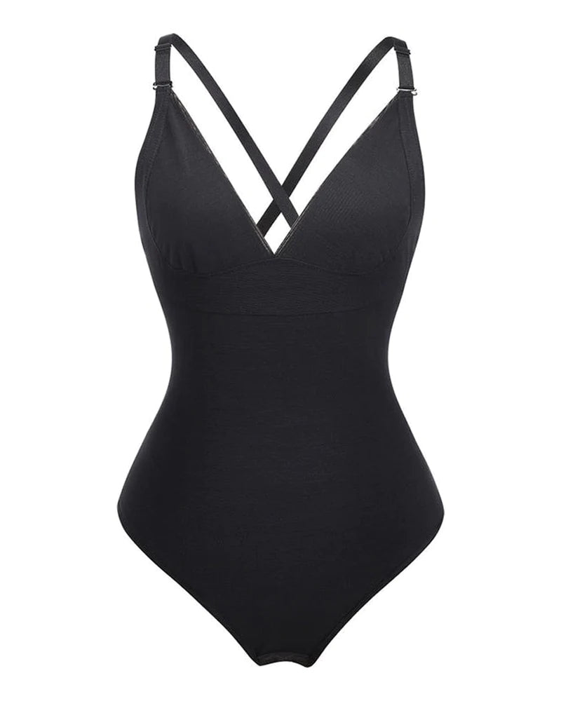 Body sin costuras con control de abdomen, tanga levantadora de glúteos, moldeador de cuerpo sin espalda