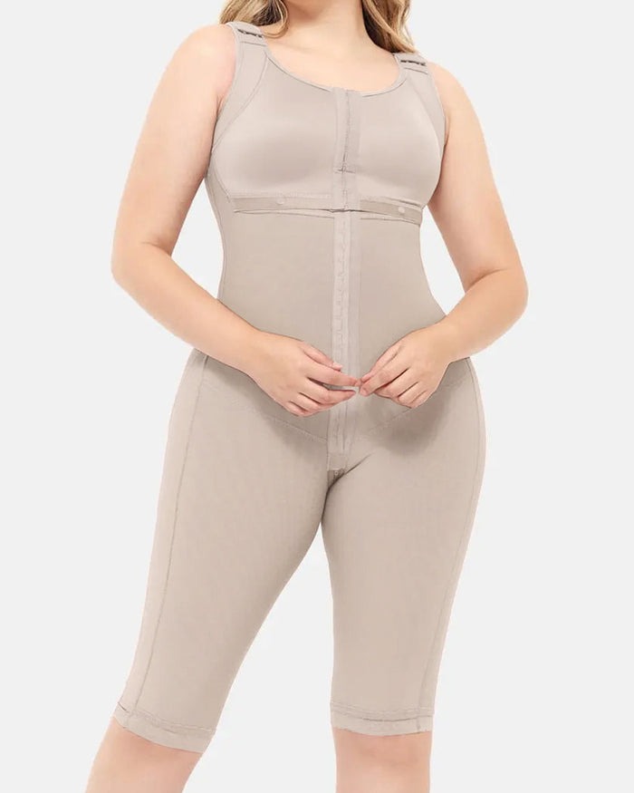 Shapshe® Double Compression Tummy Control Shapewear Faja With Bra