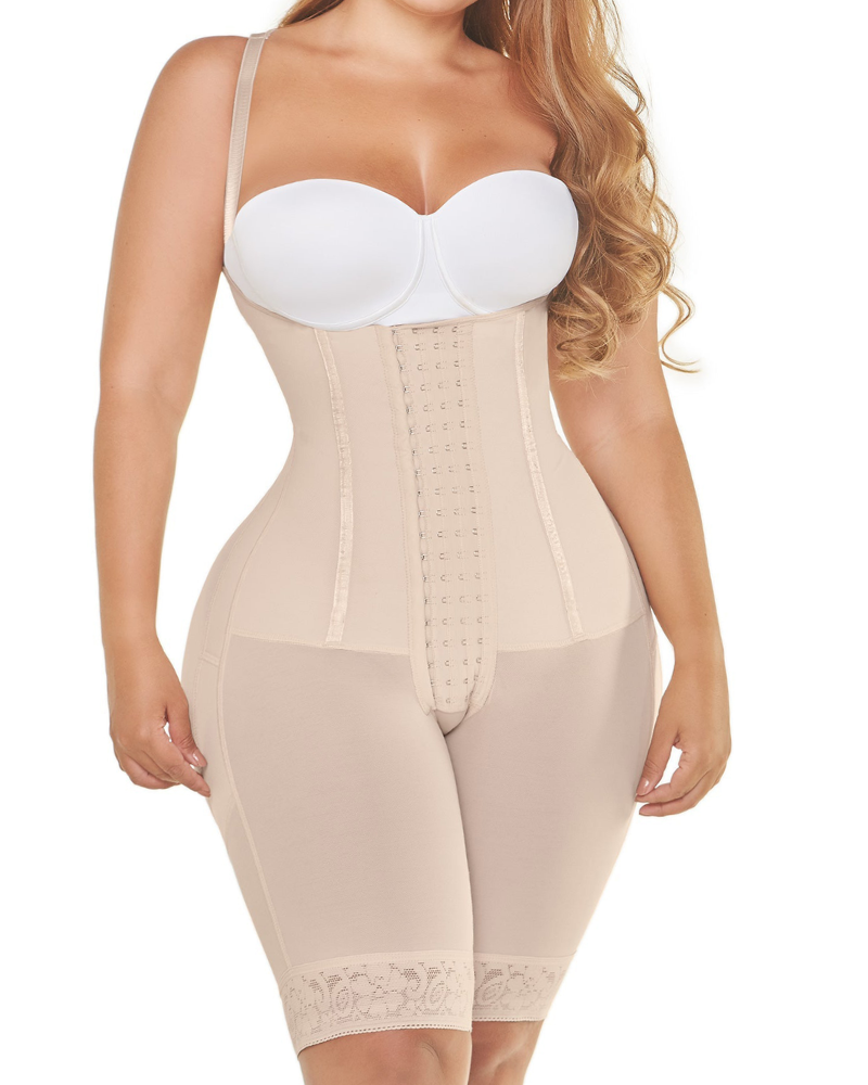 Shapshe® High Compression Hook and Eye Full Body Shaper Shapewear