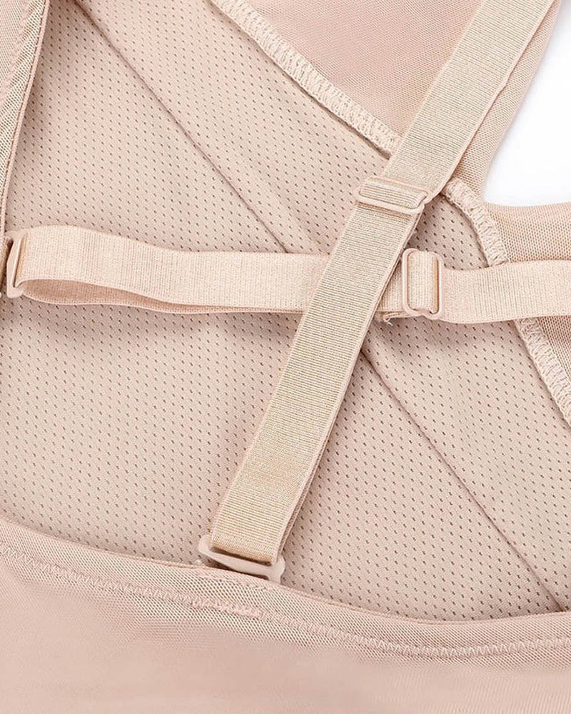 Body sin costuras con control de abdomen, tanga levantadora de glúteos, moldeador de cuerpo sin espalda