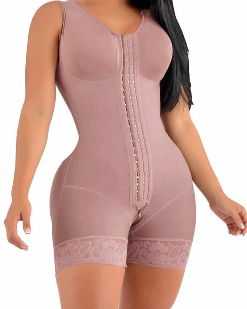 Shapshe® High Compression Short Girdle With Brooches Bust Girdle With Bust For Daily And Post-surgical Use