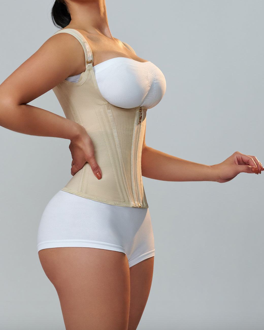 Shapshe® Waist Trainer for Women Body Shaper Corset Vest Tank Top with Steel Bones