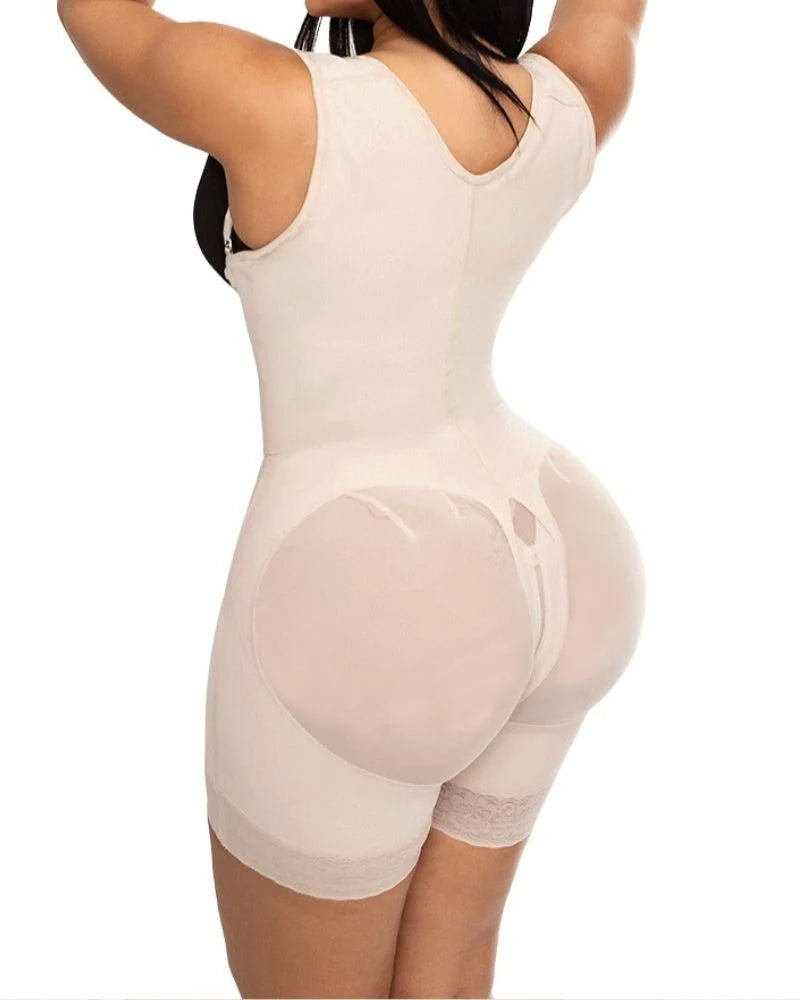 Shapshe® Open Bust Firm Compression Butt Lifter Tummy Control Faja Shapewear