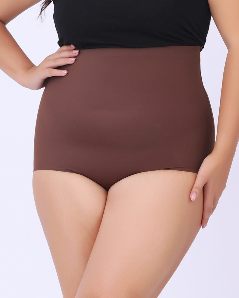 Seamless High Waist Shapewear Briefs Tummy Control Postpartum Shaping Underwear