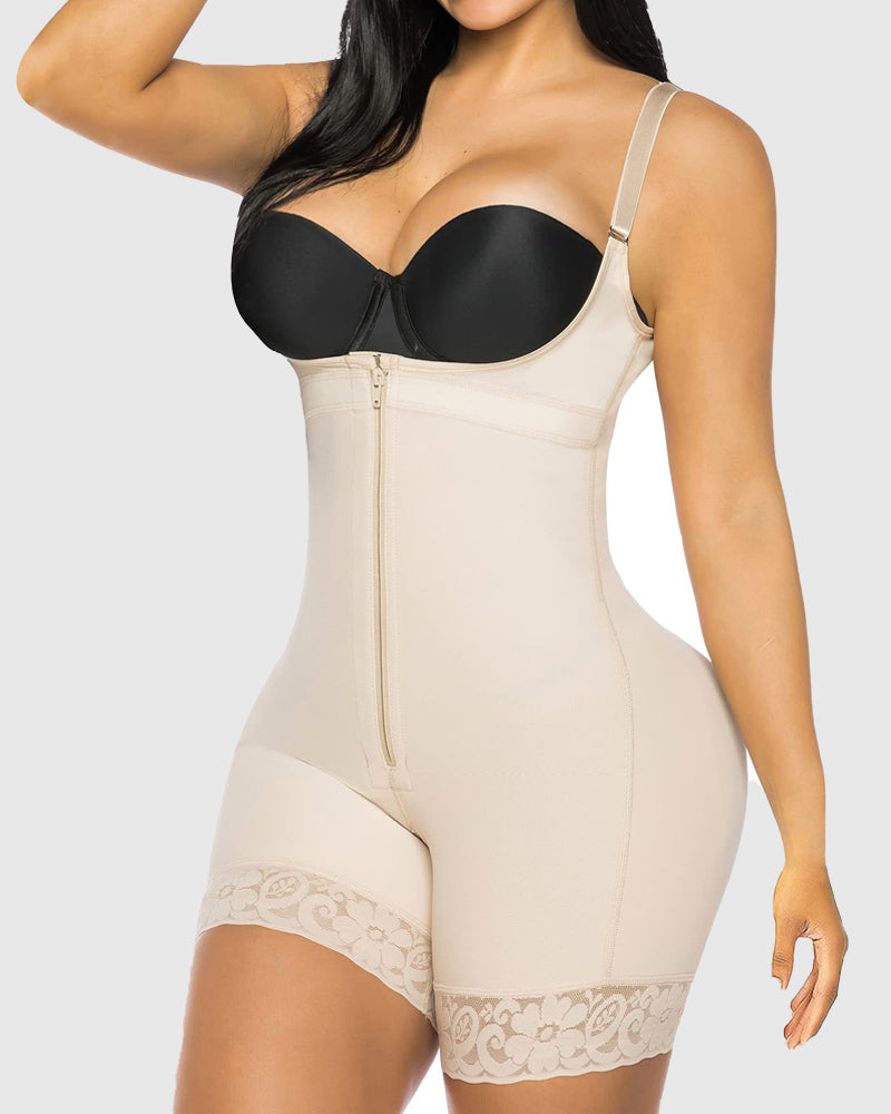 Slim Fajas Adjustable Straps Tummy Control Butt Lifter Shapewear