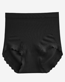 Women's High Waisted Antibacterial Crotch Briefs Stretch Full Coverage Panties