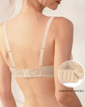 Sujetador Push Up Con Aros Sin Tirantes Nude Contorno Multiposición Tallas Grandes